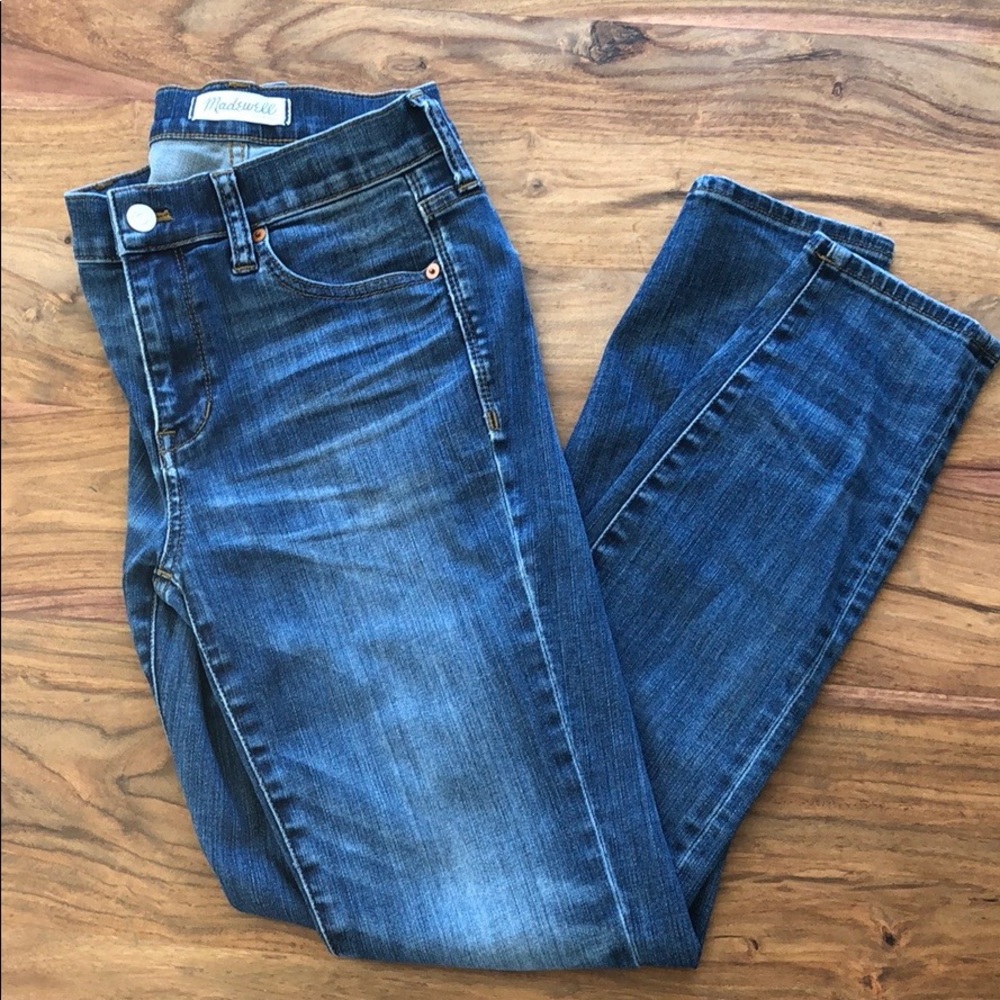 Madewell high riser skinny jeans